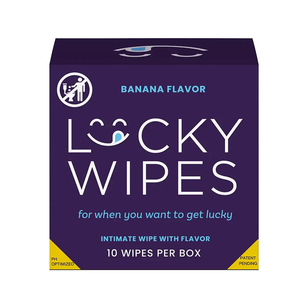 Sweetums® Lucky Flavored Intimate Wipes Banana - Rolik®