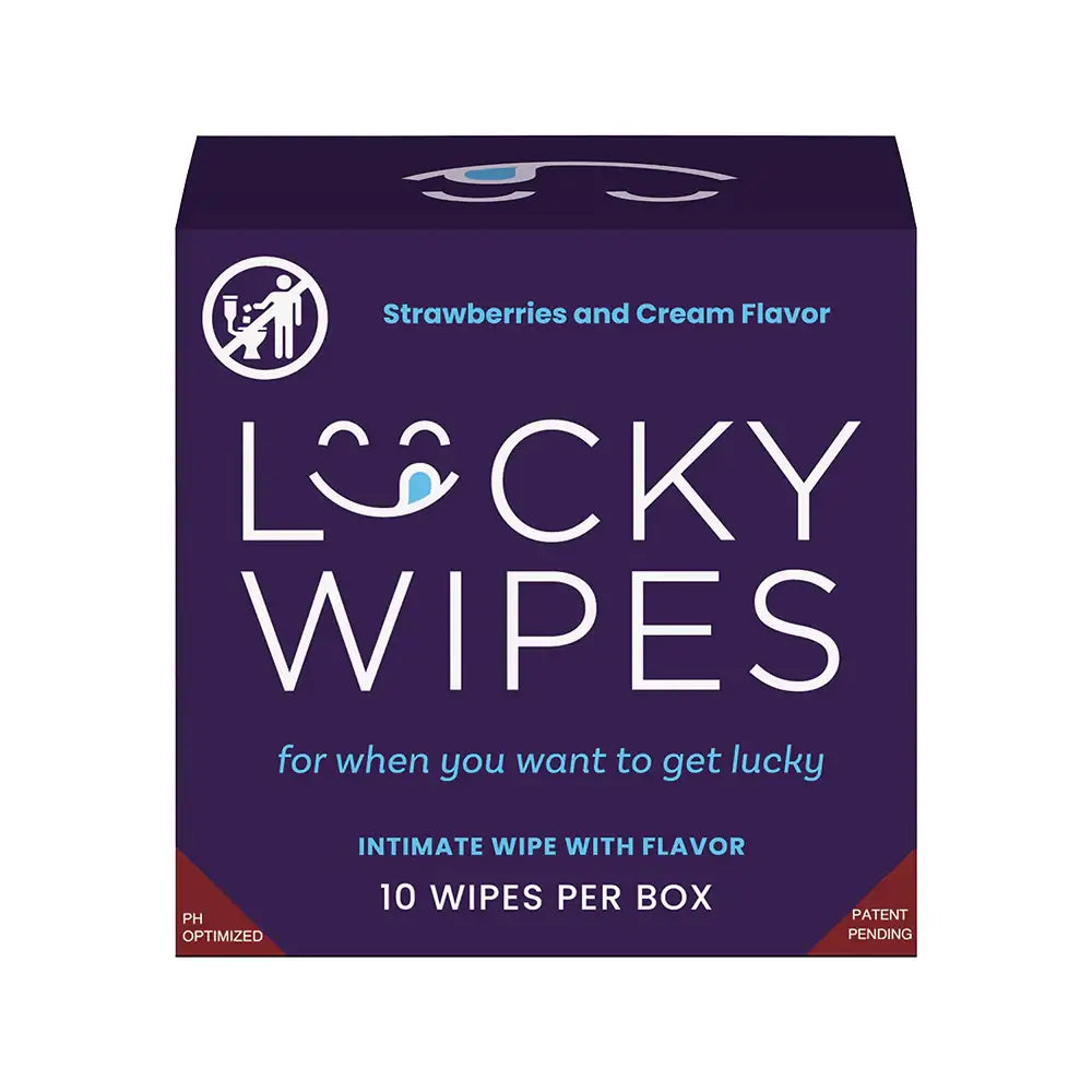 Sweetums® Lucky Flavored Intimate Wipes Strawberries and Cream - Rolik®