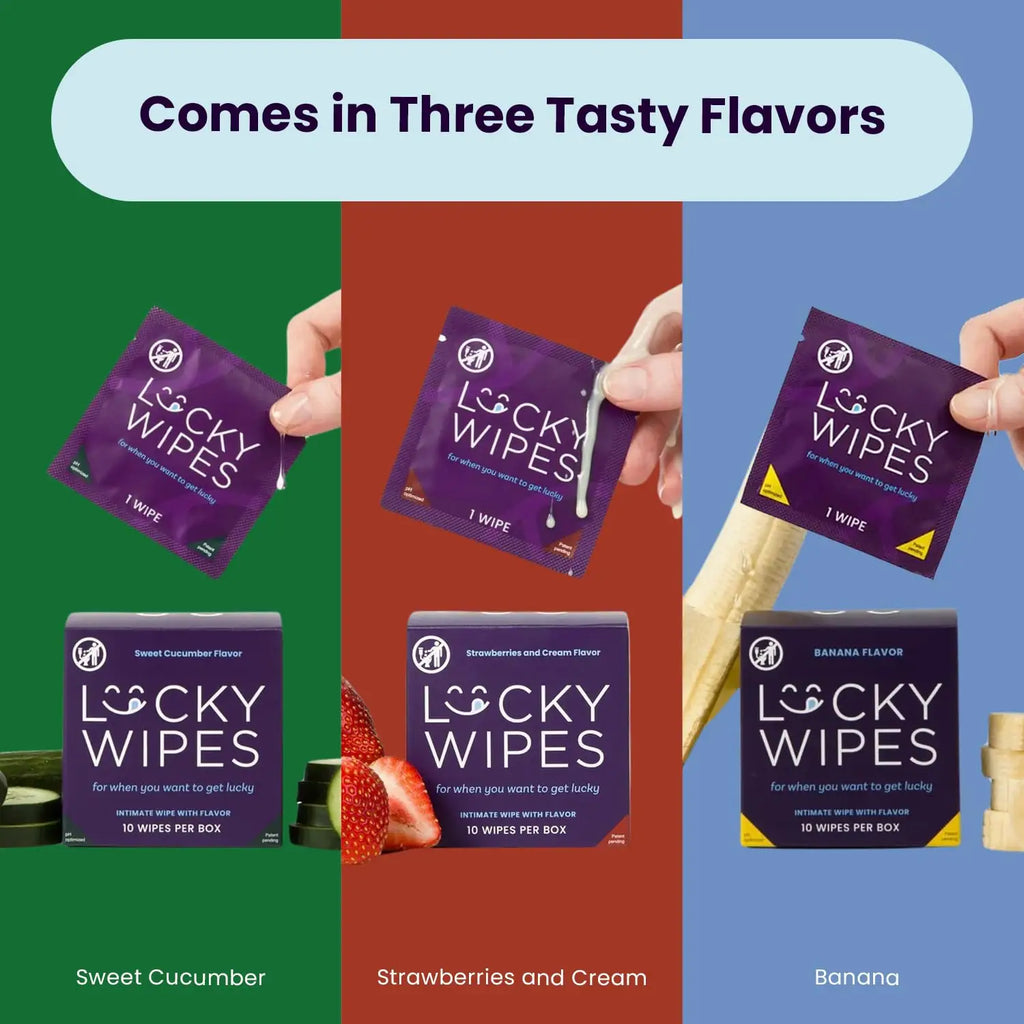 Sweetums® Lucky Wipes Flavored for Men 10-Pack