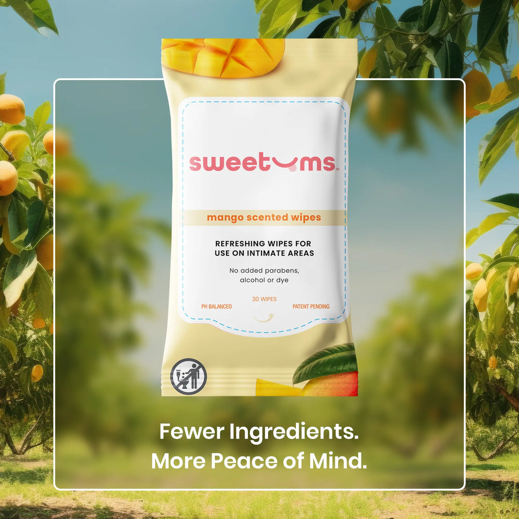 Sweetums® Mango Scented Daily Intimate Wipes (30 ct)