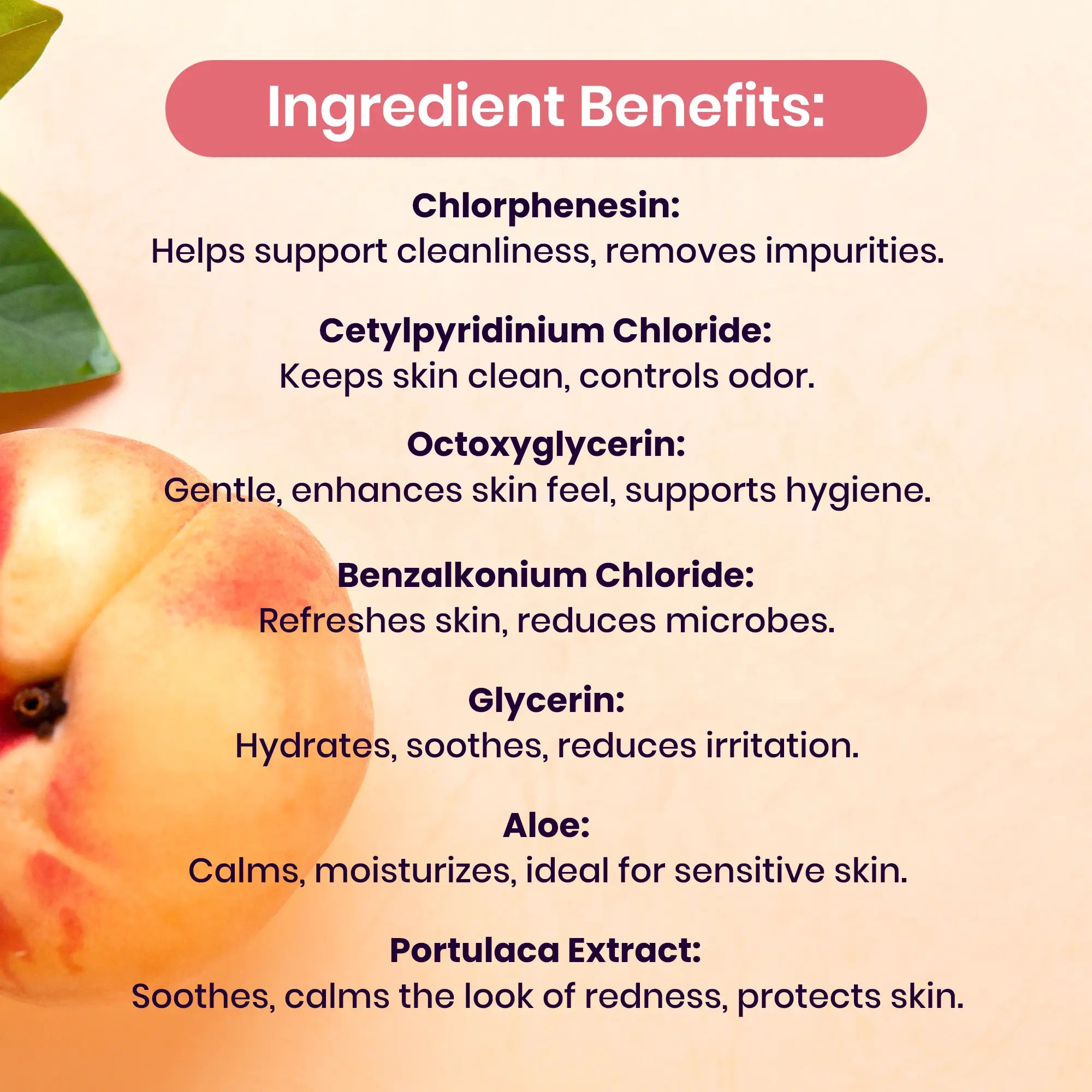 Sweetums® Peach Scented Daily Intimate Wipes (30 ct)