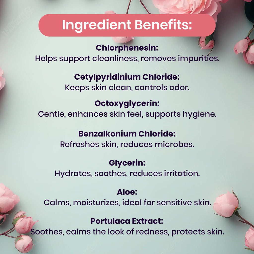 Sweetums® Sweet Rose Scented Daily Intimate Wipes (30 ct)