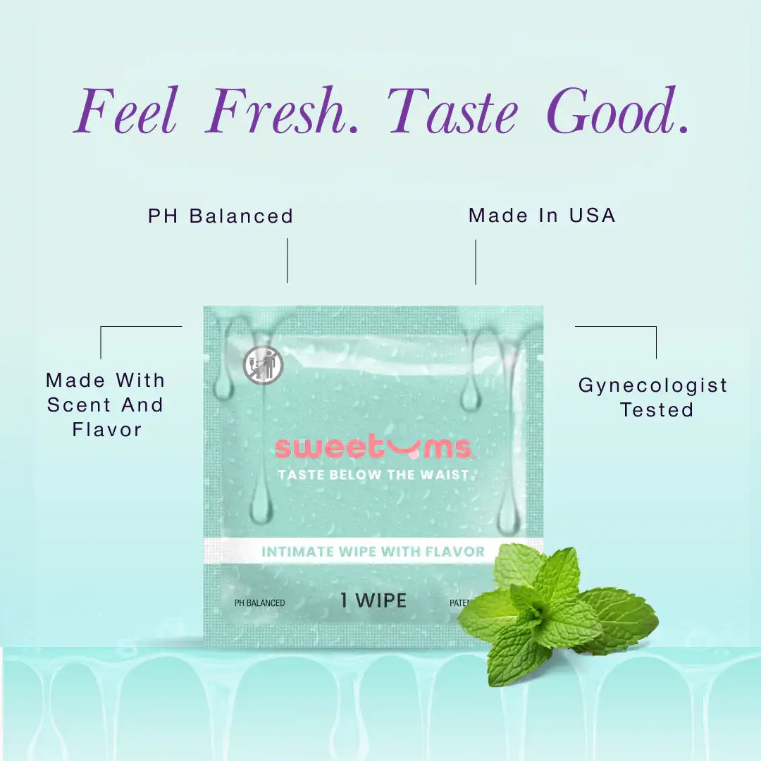 Sweetums® Flavored Intimate Wipes 10 - Pack