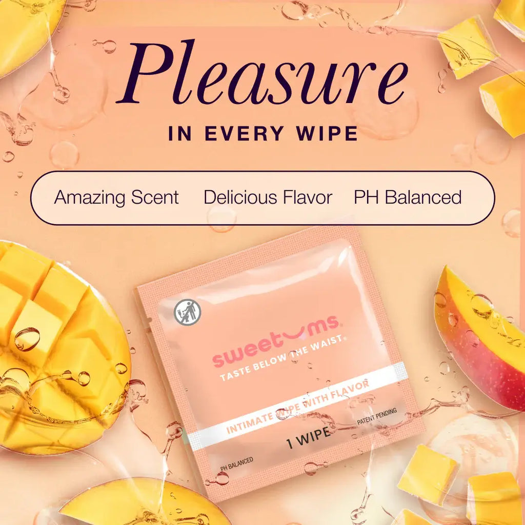Sweetums® Flavored Intimate Wipes 10 - Pack