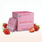 Sweetums® Sweetums Flavored Intimate Wipes 10-Pack - pH-Balanced Body Strawberry