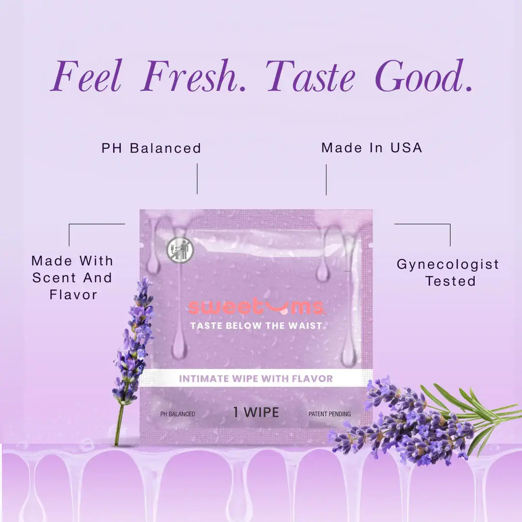 Sweetums® Flavored Intimate Wipes 10 - Pack