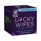 Sweetums® Sweetums Lucky Wipes Flavored Intimate for Men 10-Pack - 4 Flavor Options Black Raspberry