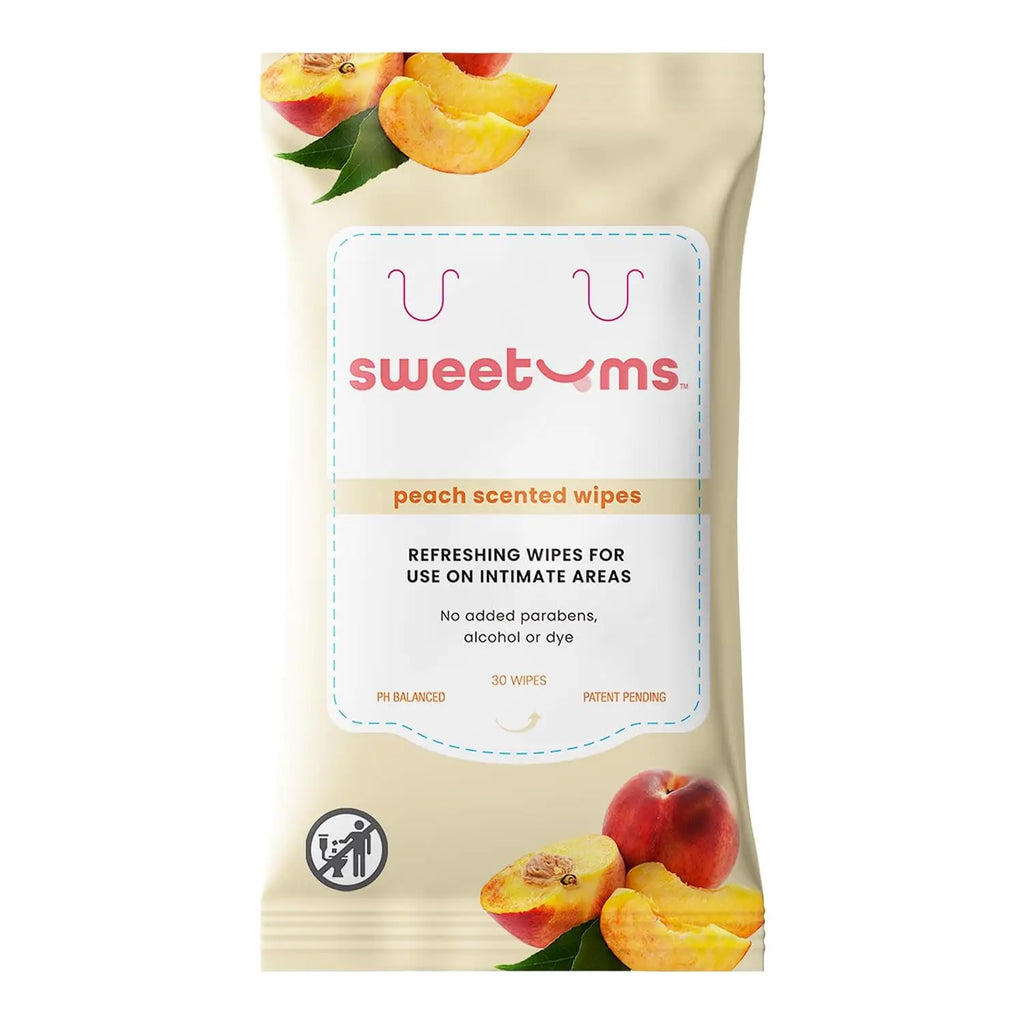 Sweetums® Sweetums Scented Daily Intimate Wipes (30 ct) - 3 Scent Options Peach