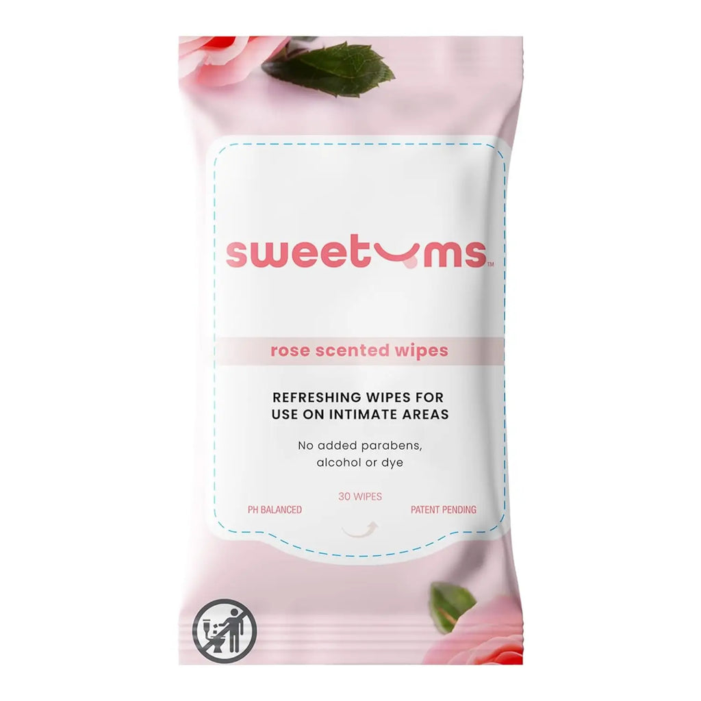Sweetums® Sweetums Scented Daily Intimate Wipes (30 ct) - 3 Scent Options Sweet Rose