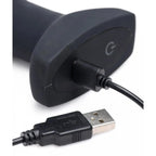 Swell™ Remote Inflatable 10X Vibrating Missile Anal Plug - Black - Butt