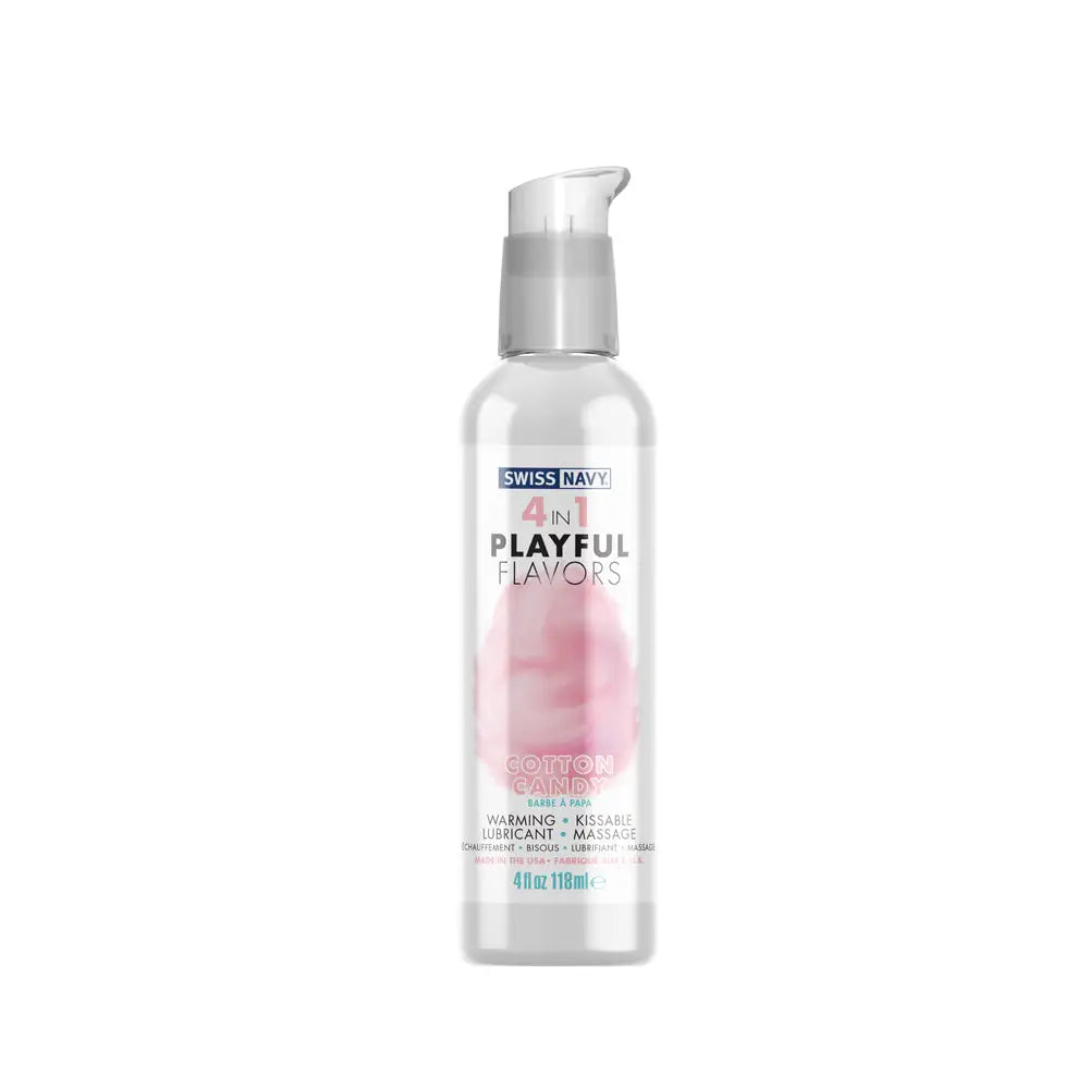 Swiss Navy® 4 - in - 1 Playful Flavors Warming Water - Based Lubricant - Cotton Candy