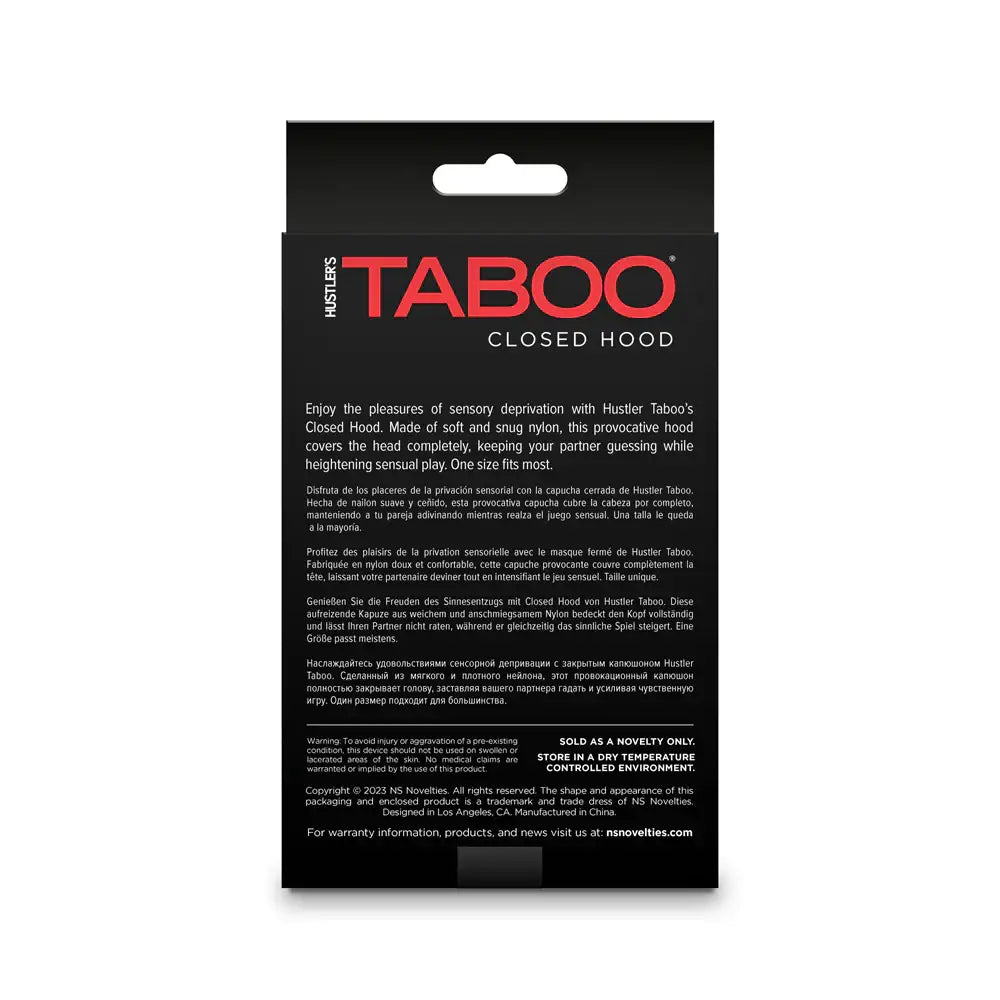 Taboo Closed Hood