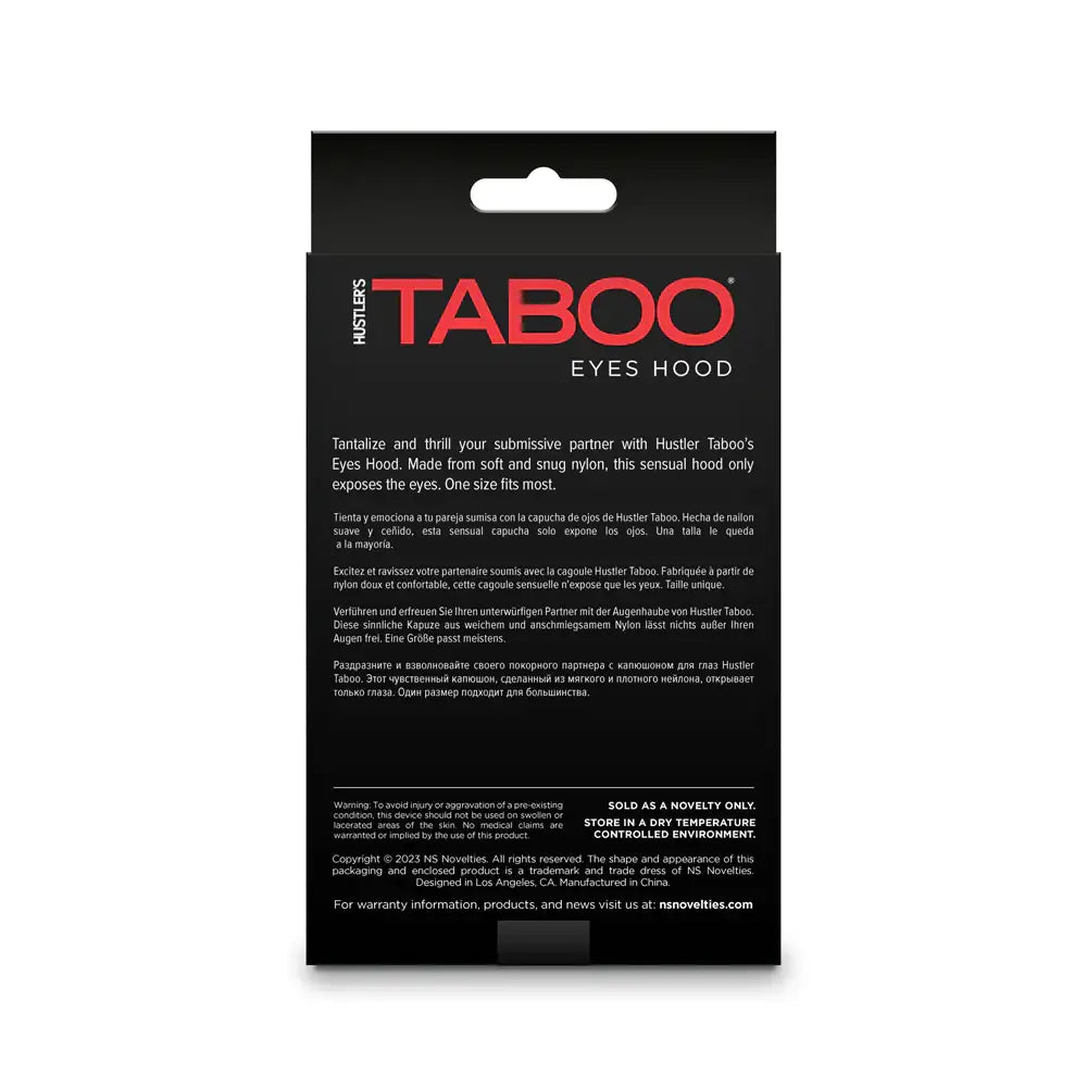 Taboo Eyes Hood