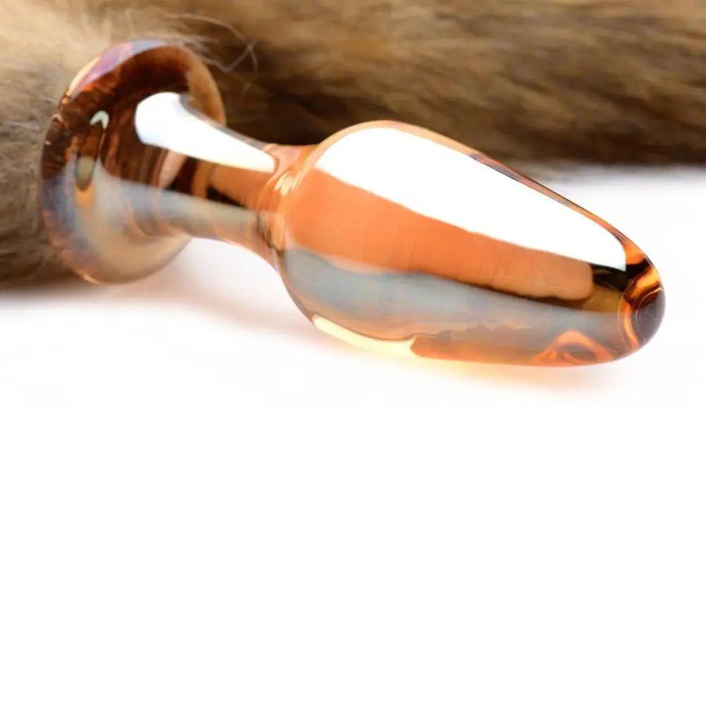 Tailz® Fox Tail Anal Plug - Brown - Butt