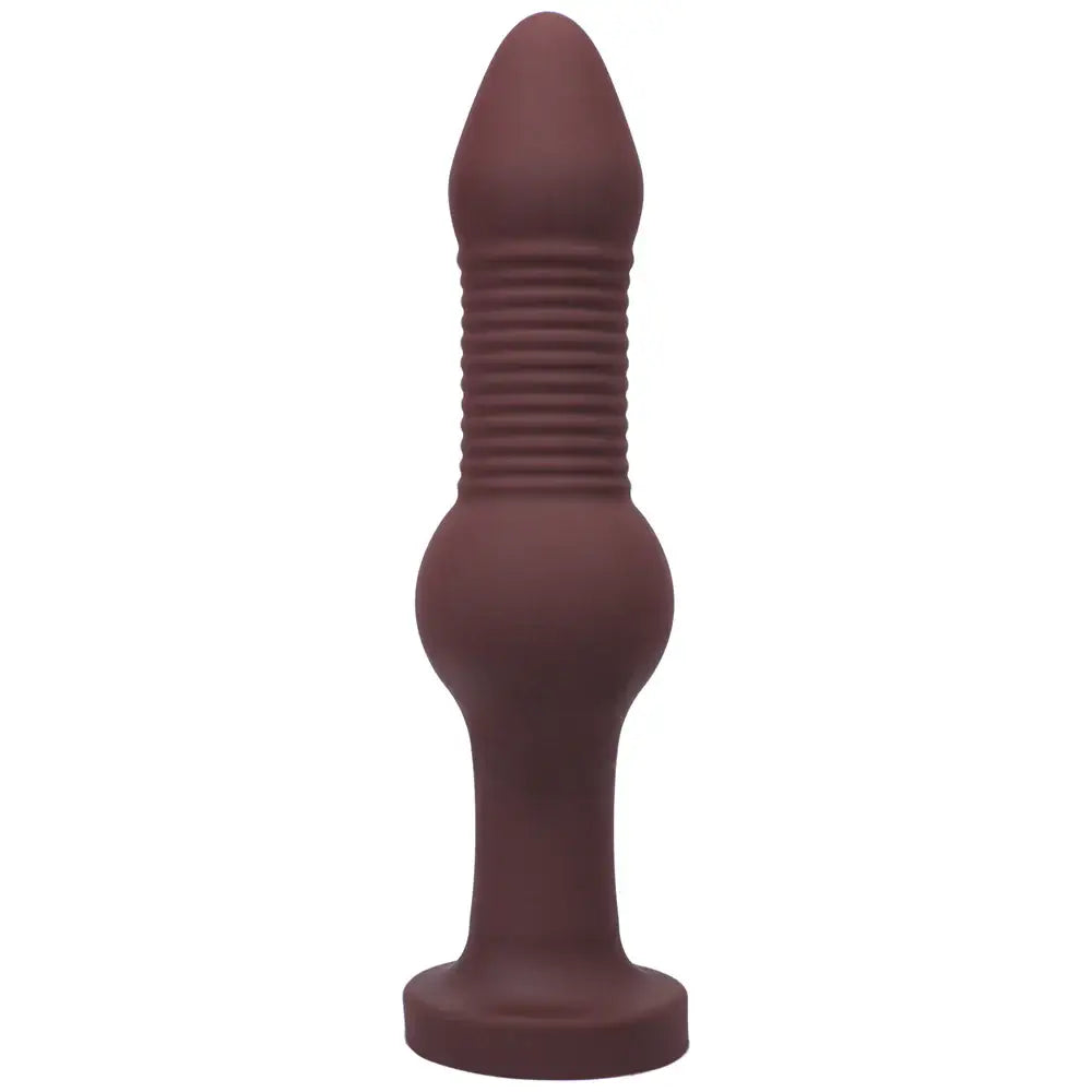 Fido XL Silicone Anal Plug Burgundy Butt