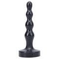 Tantus® Tantus Ripple Small Anal Beads Plug | Beginner Butt | Platinum Silicone Black