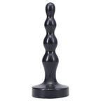 Tantus® Tantus Ripple Small Anal Beads Plug | Beginner Butt | Platinum Silicone Black