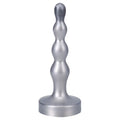 Tantus® Tantus Ripple Small Anal Beads Plug | Beginner Butt | Platinum Silicone Silver