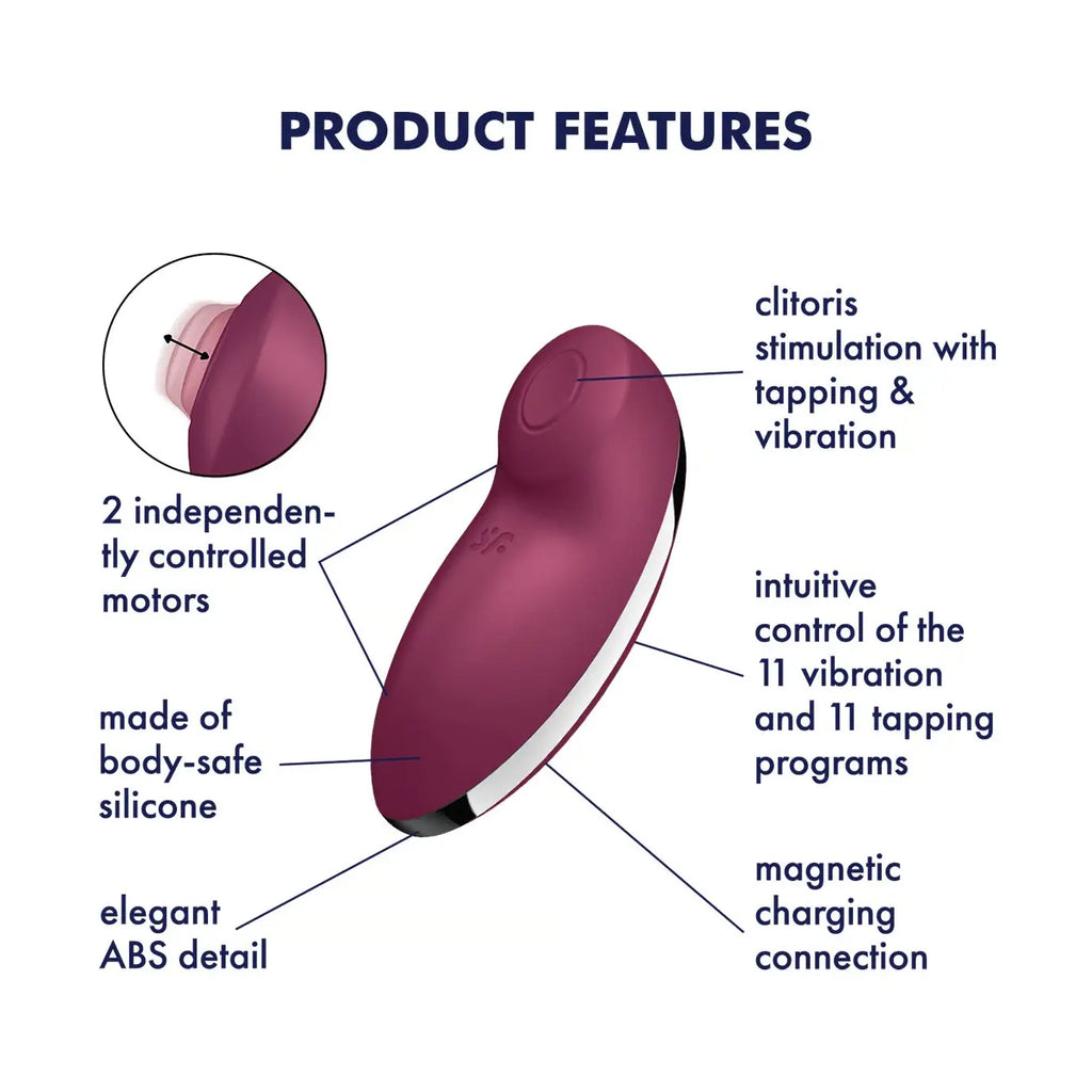 Tap & Climax 2 Tapping Lay - On Vibrator