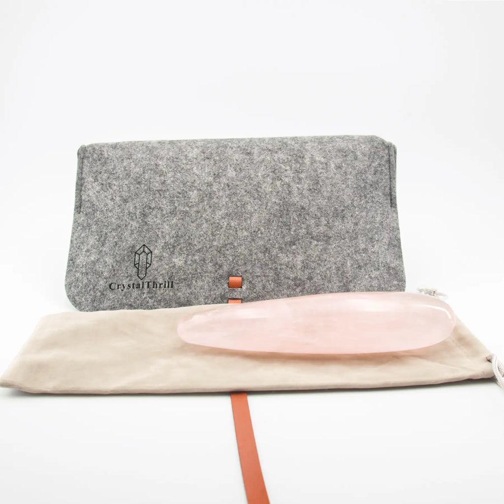 Taperella R Rose Quartz Wand / 7’’ Dildo