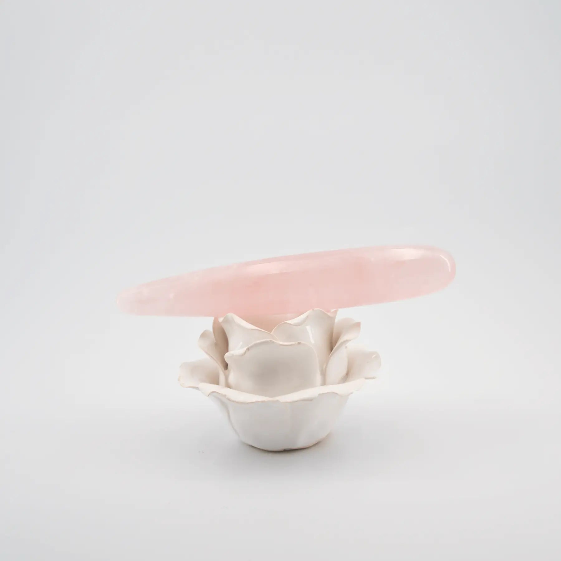 Taperis Rose Quartz Wand / 7’’ Dildo