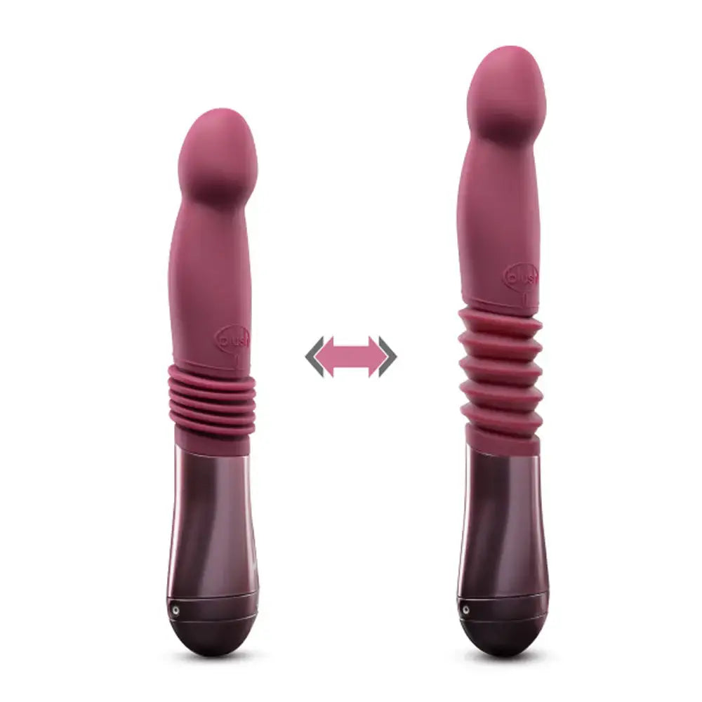 Temptasia Trixie Thrusting Dildo - Burgundy