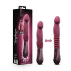 Temptasia Trixie Thrusting Dildo - Burgundy