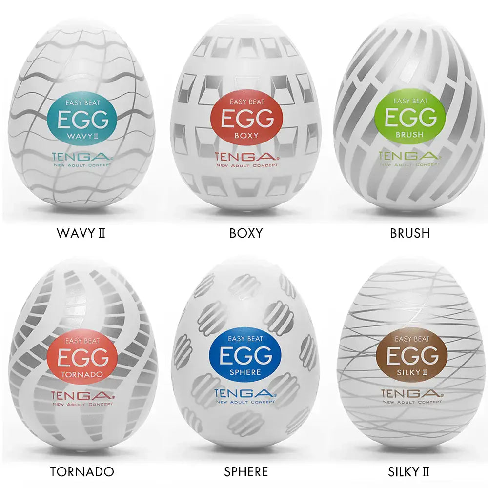 Egg Disposable Masturbators 6 - Pack - New Standard Set - Masturbator