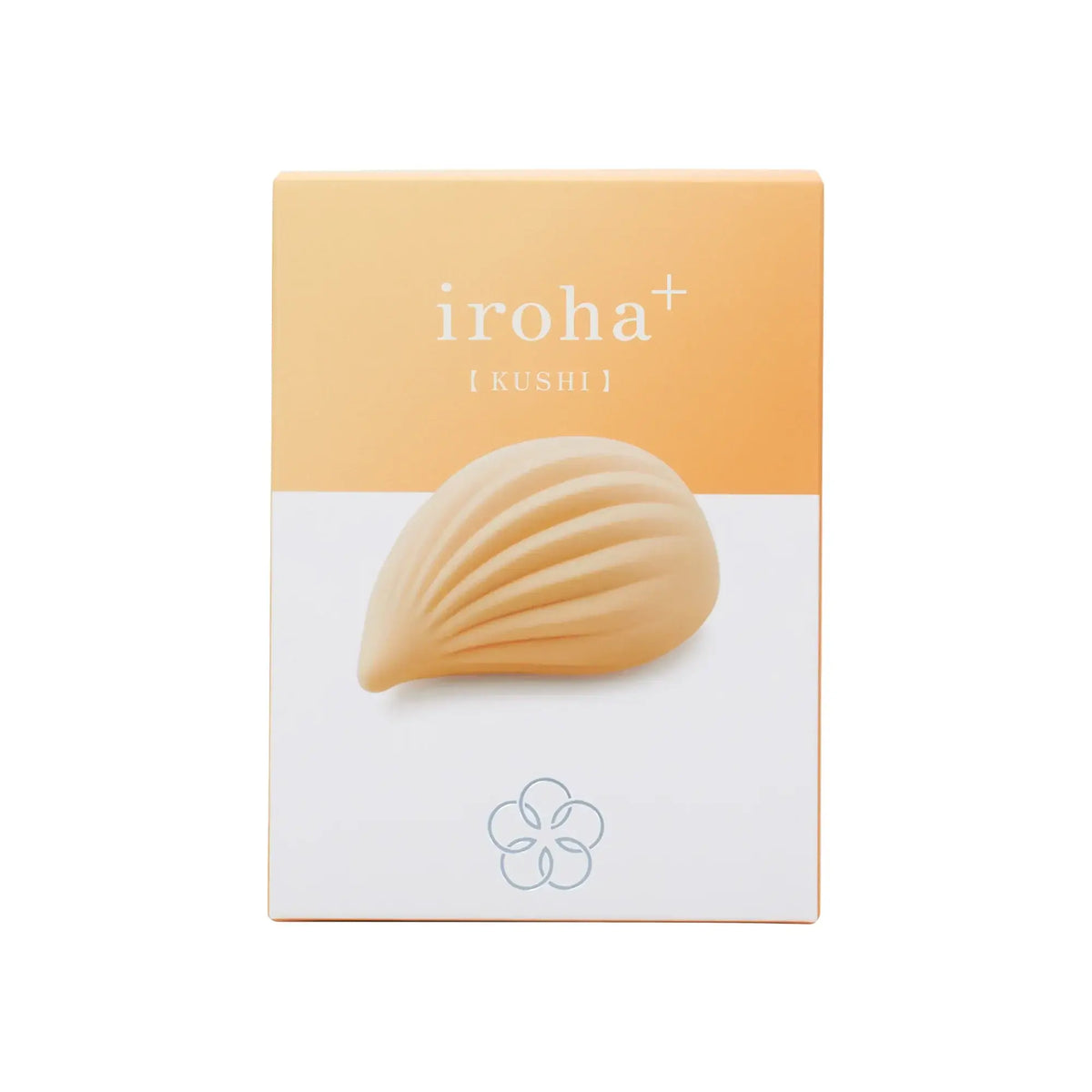 Tenga® Iroha+ Kushi Vibrator – Ribbed Clitoral Vibe 7 Modes Cream