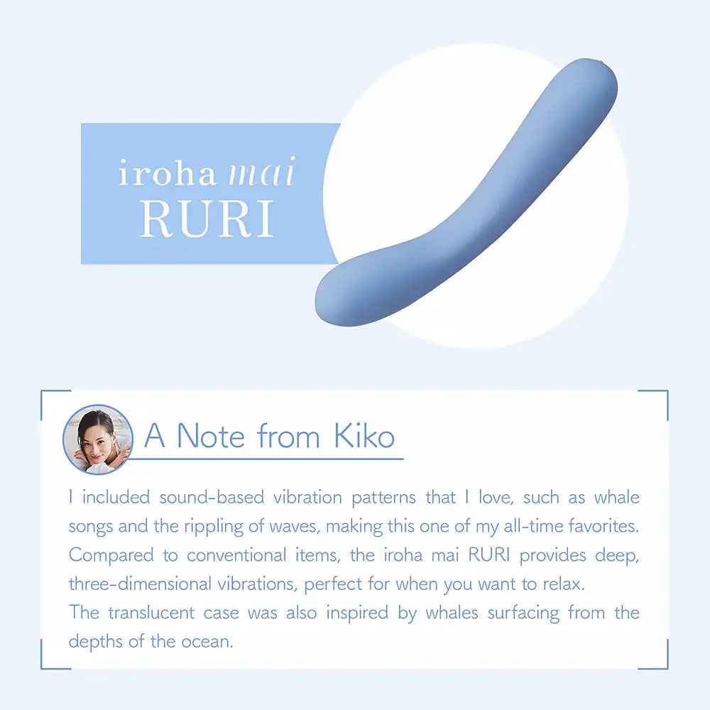 Tenga® iroha Mai RURI HapticWave® Vibrator - Rolik®
