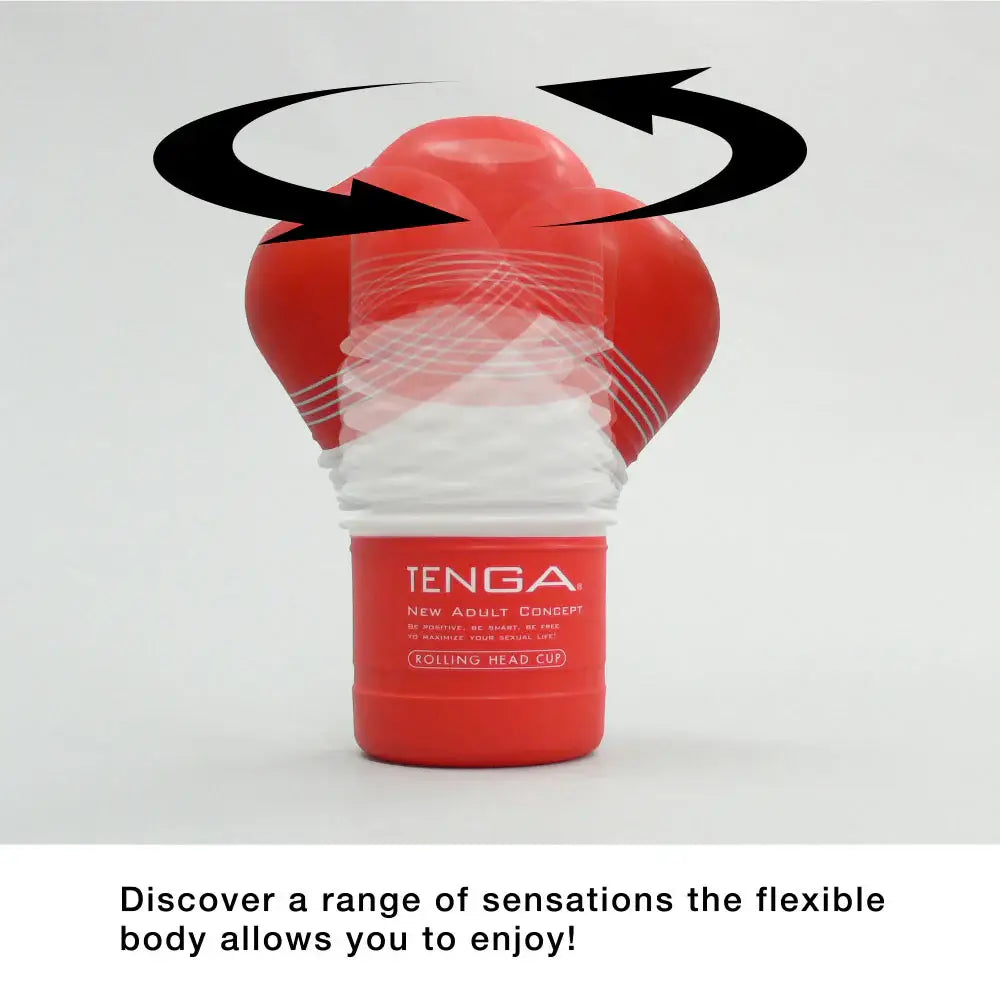 Rolling Head Cup Disposable Masturbator
