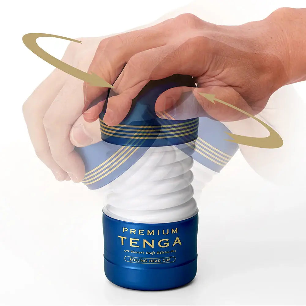 Rolling Head Cup Disposable Masturbator