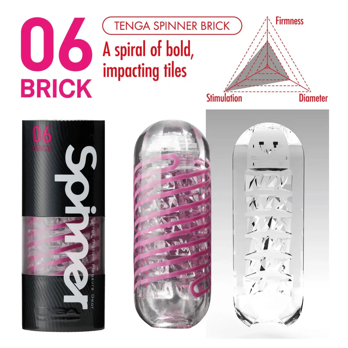 Tenga® Spinner Reusable Masturbators - Rolik®