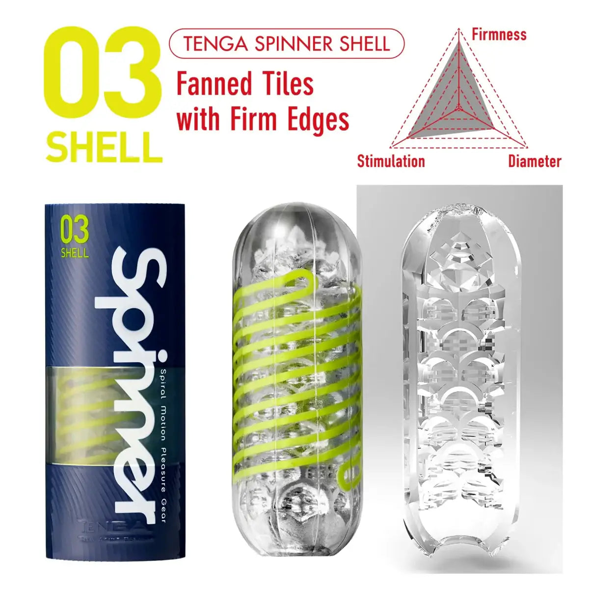Tenga® Spinner Reusable Masturbators - Rolik®