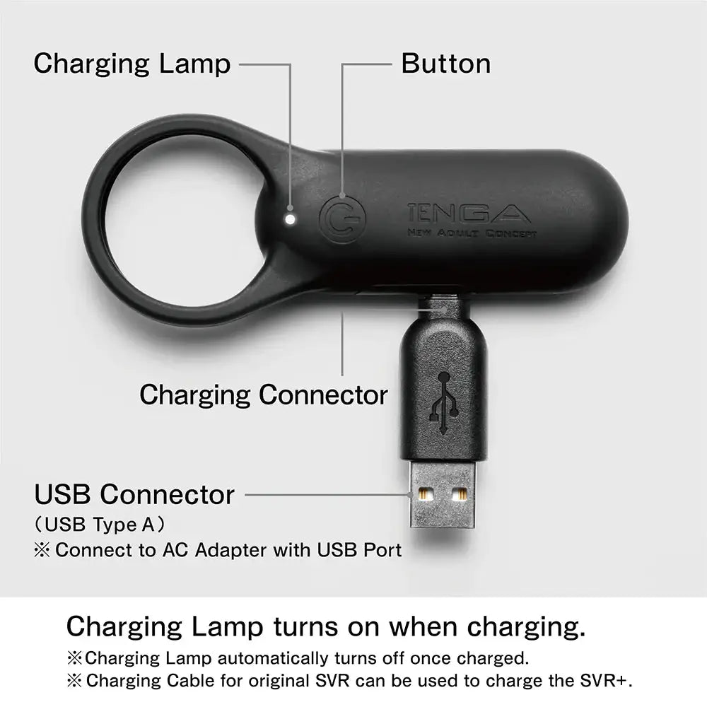 Tenga® SVR Plus Smart Vibrating C - Ring - Rolik®