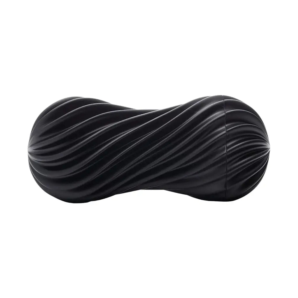 Tenga® Tenga Flex – Spiral Spin & Twist Reusable Masturbator 4-Chamber Texture Black