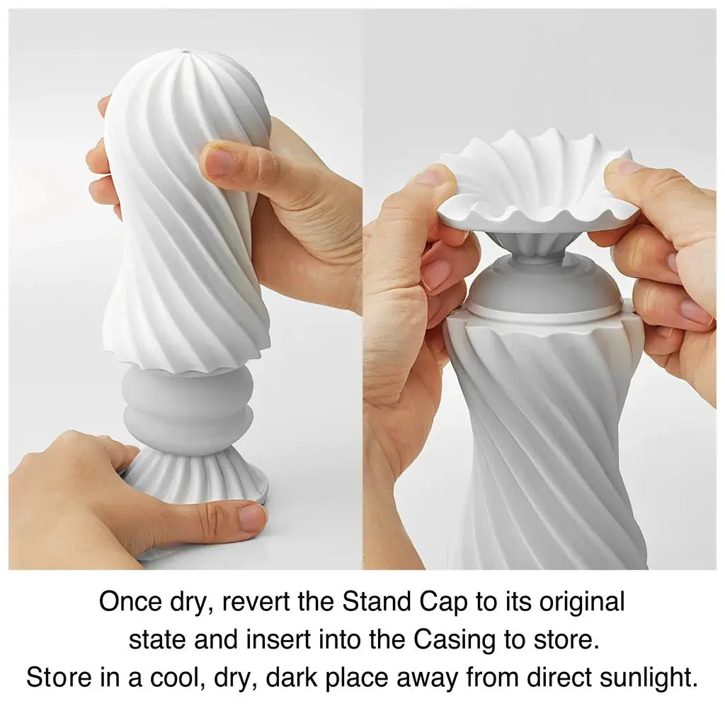 Tenga® Tenga Flex – Spiral Spin & Twist Reusable Masturbator 4-Chamber Texture