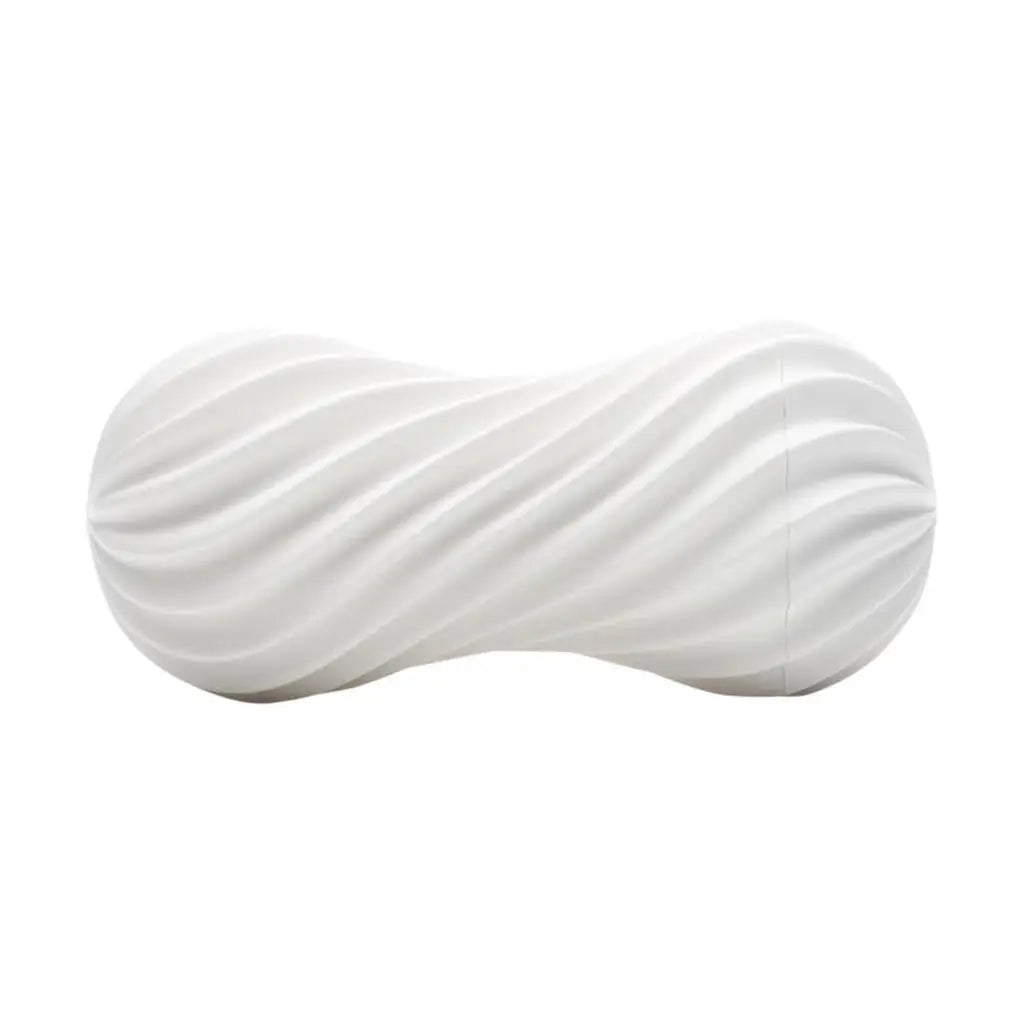 Tenga® Tenga Flex – Spiral Spin & Twist Reusable Masturbator 4-Chamber Texture White