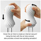 Tenga® Tenga Flex – Spiral Spin & Twist Reusable Masturbator 4-Chamber Texture