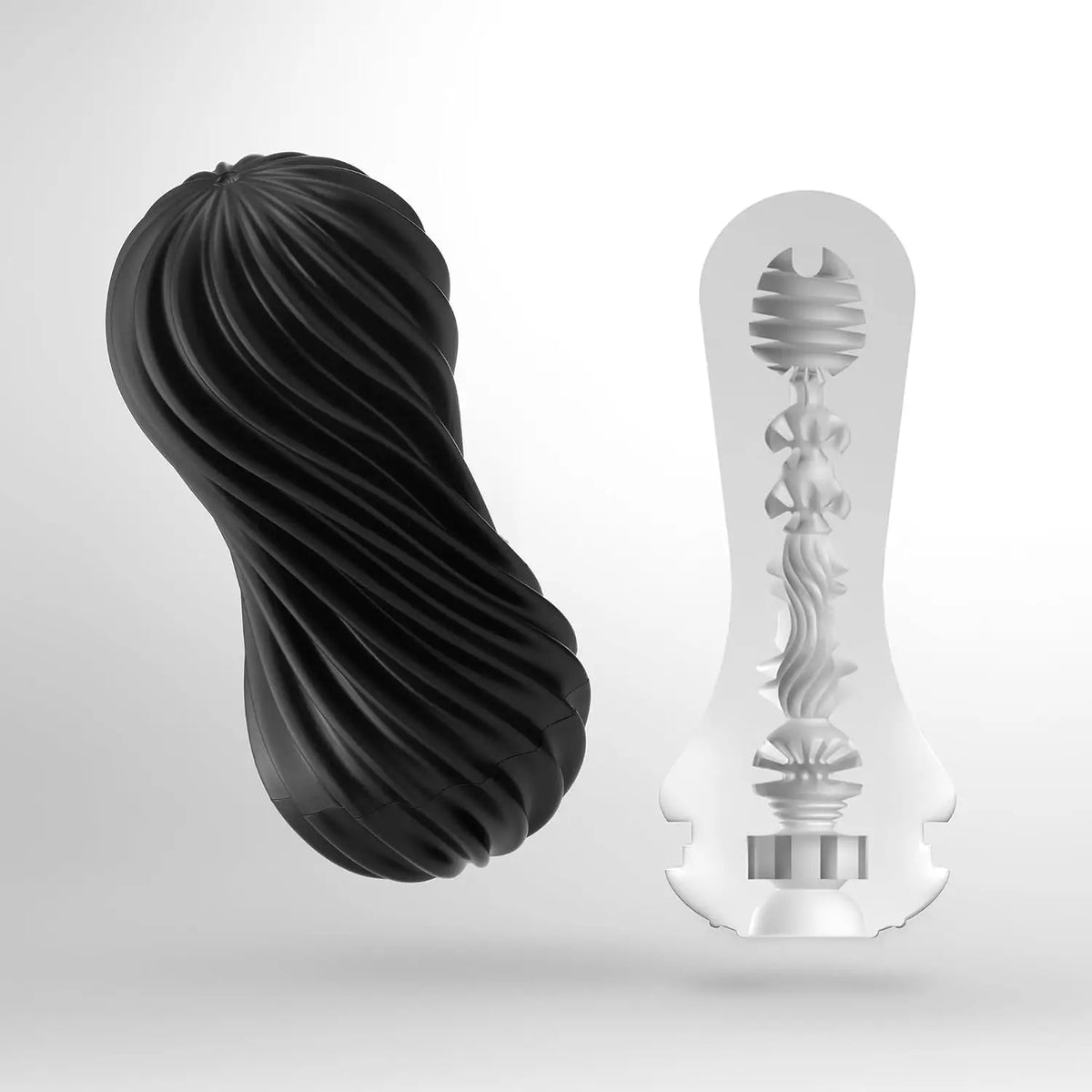 Tenga® Tenga Flex – Spiral Spin & Twist Reusable Masturbator 4-Chamber Texture