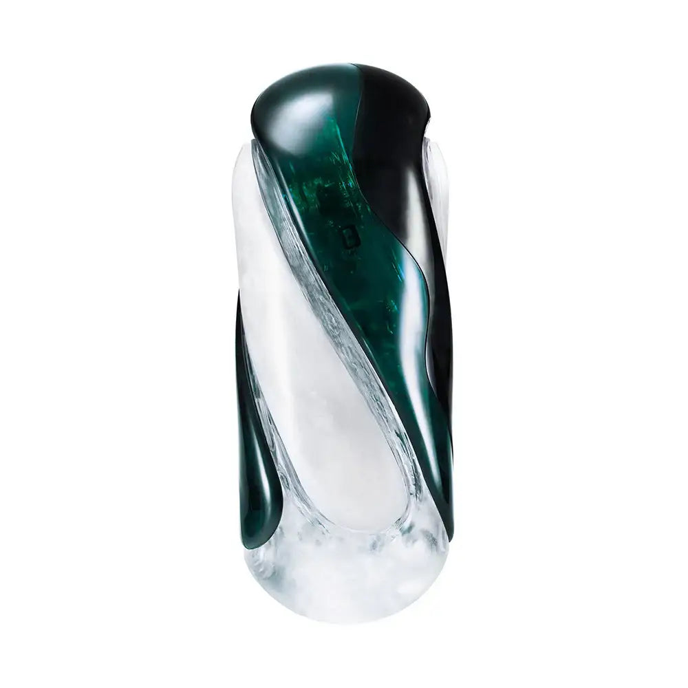 Tenga® TENGA FLIP 360 Masturbator – 360° Pressure Pads Reusable Flip-Open Design Dark Green