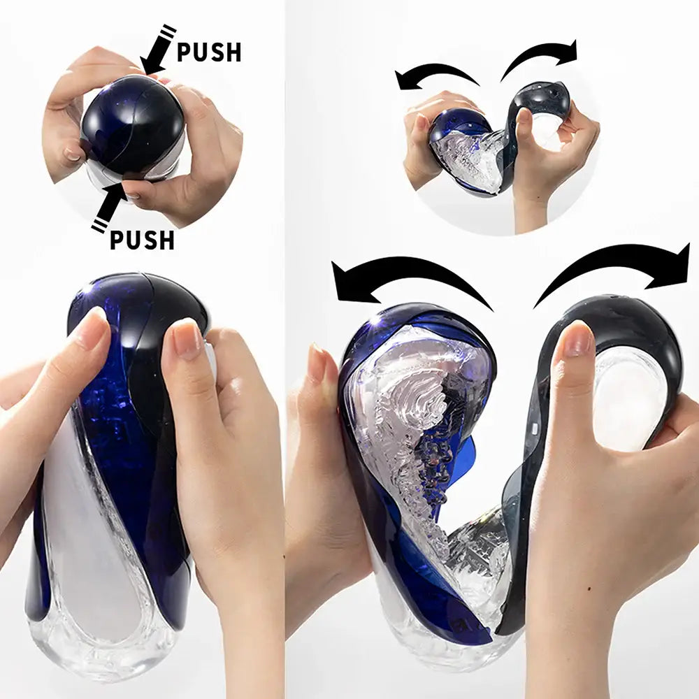 Tenga® TENGA FLIP 360 Masturbator – 360° Pressure Pads Reusable Flip-Open Design