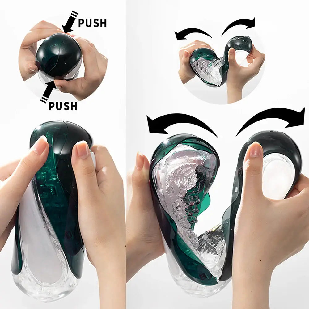 Tenga® TENGA FLIP 360 Masturbator – 360° Pressure Pads Reusable Flip-Open Design