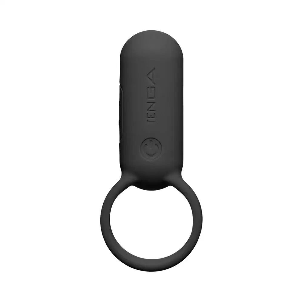 Tenga® TENGA paiRING Vibrating C-Ring | Couples Vibrator with Charging Case Black