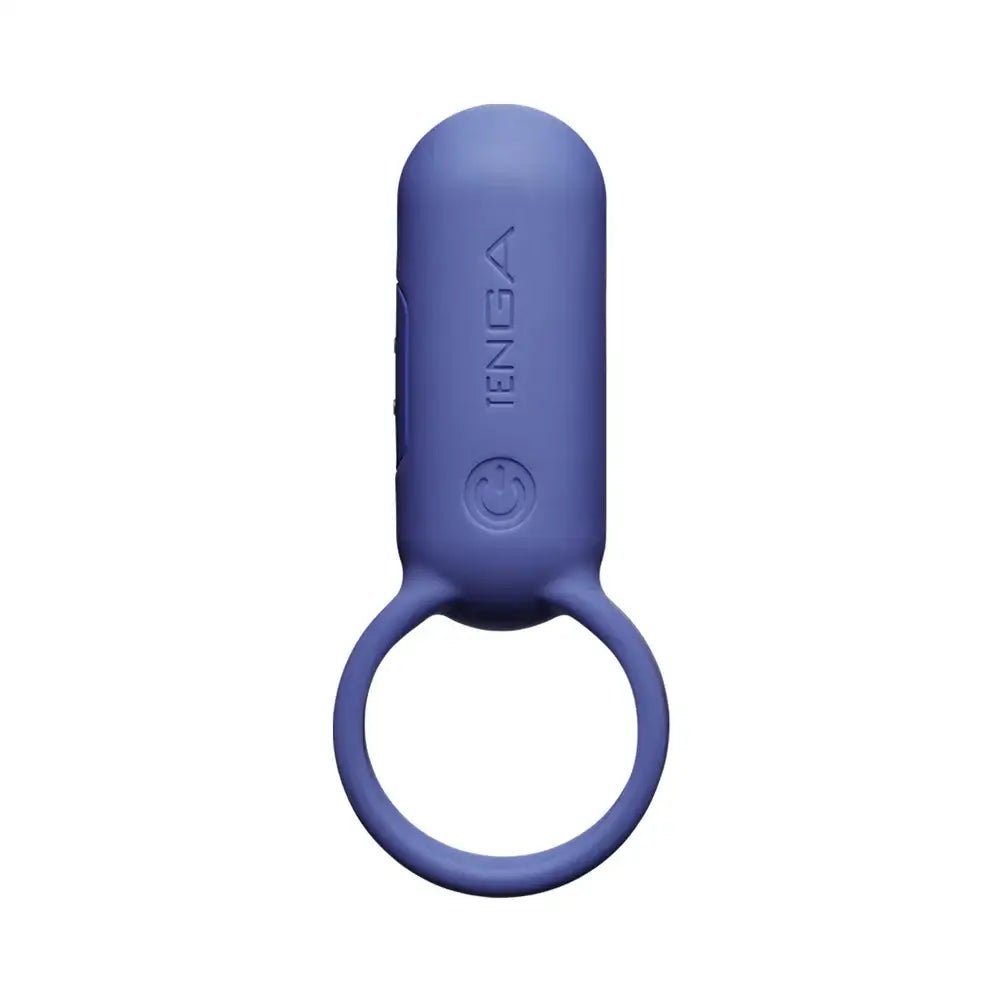 Tenga® TENGA paiRING Vibrating C-Ring | Couples Vibrator with Charging Case Indigo