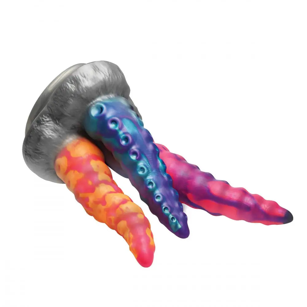 Tenta Trio Silicone Dildo Multicolor