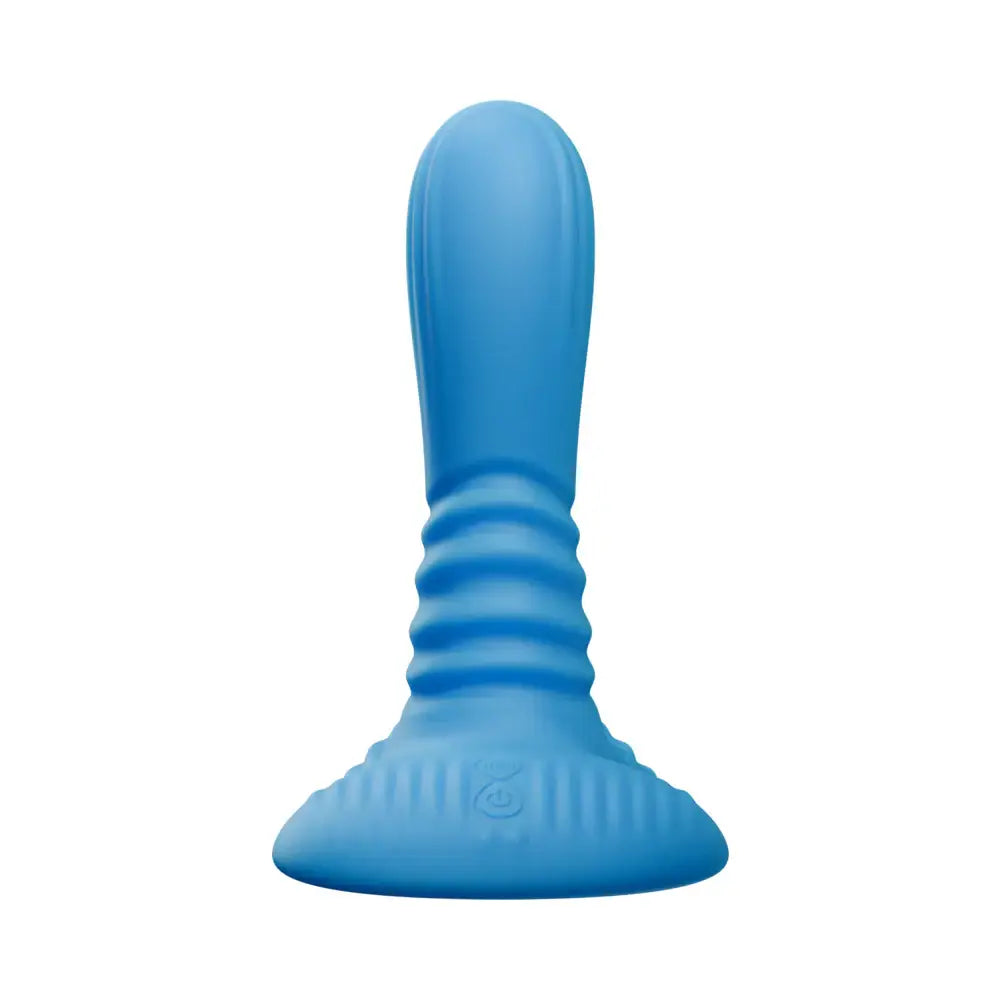 Tentra Belo Horned Beast Thrusting Grinder | Dual-Motor Vibrator Blue