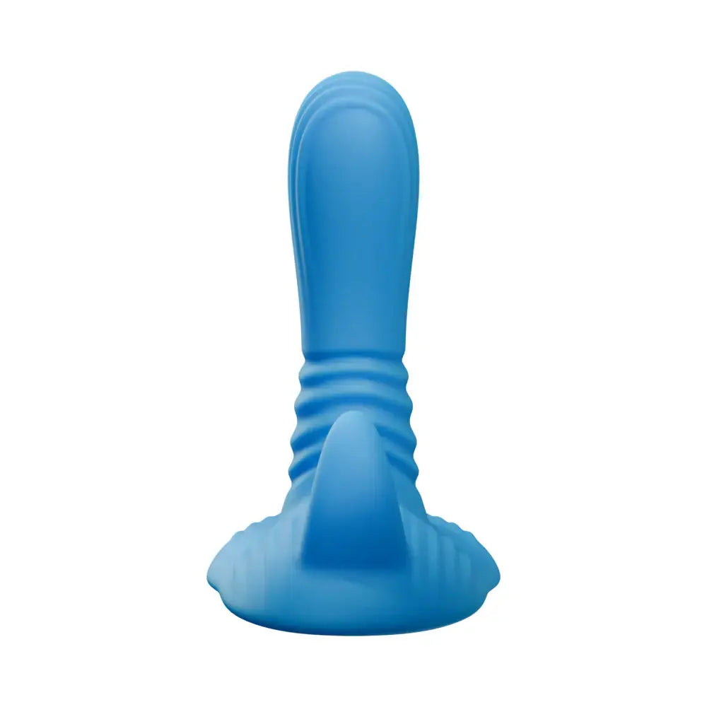 Tentra Belo Horned Beast Thrusting Grinder | Dual-Motor Vibrator Blue