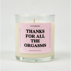 Thanks For All The Orgasms Glass Candle SUGAR APPLES + SPICE