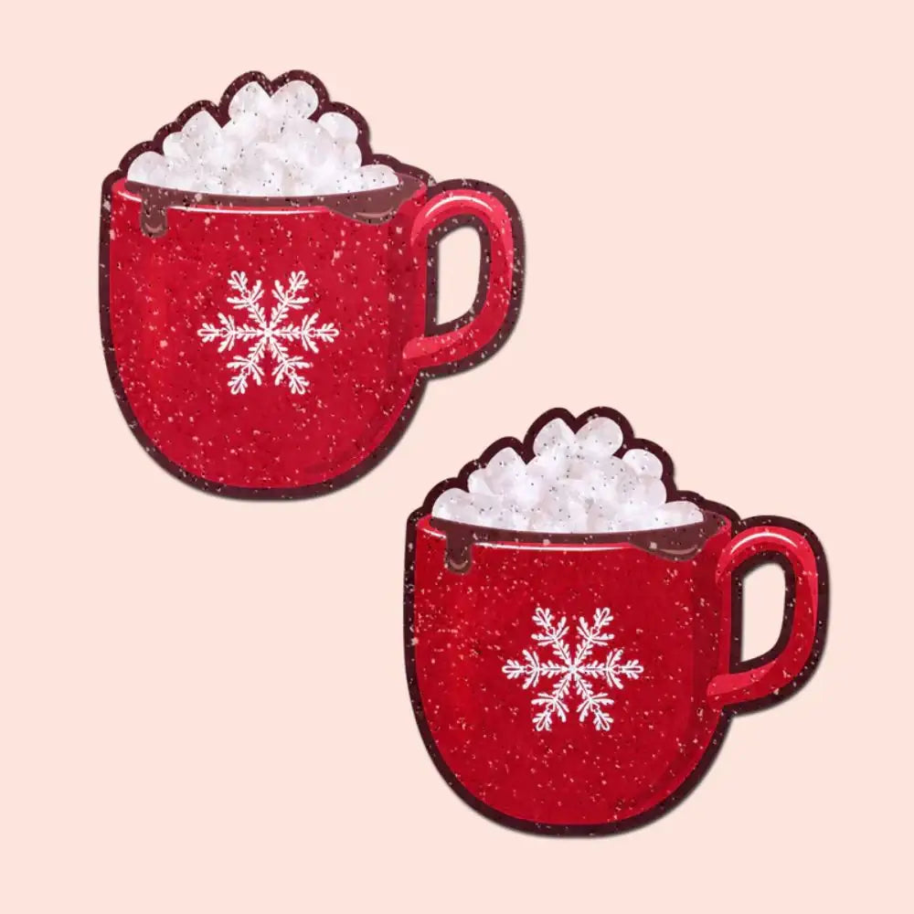 Hot Cocoa Themed Nipple Pasties